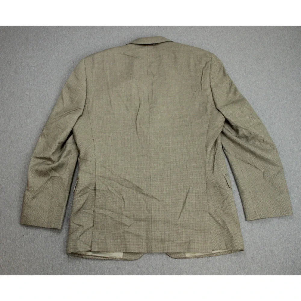 Calvin Klein Blazer Mens 40R Silk Wool 2‎ Buttons Single Breasted